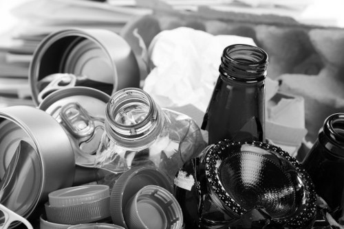 Professionals performing garage clearance in Heston