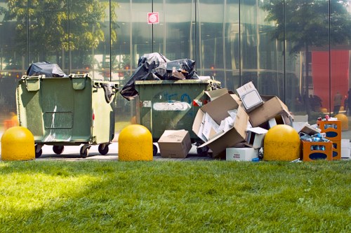 Residential rubbish collection in Heston