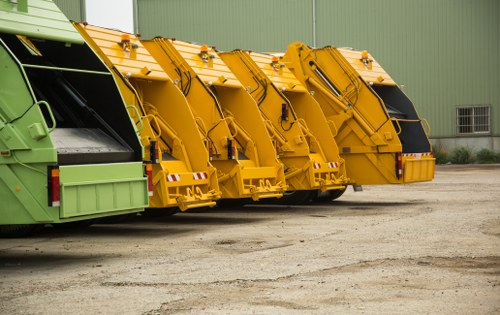 Different types of enclosed skips available in Heston