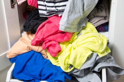 Advanced machinery used for demolition waste removal